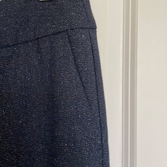 Ann Taylor Women’s Flat Front Trouser Pants Blue 10 - Picture 3 of 7